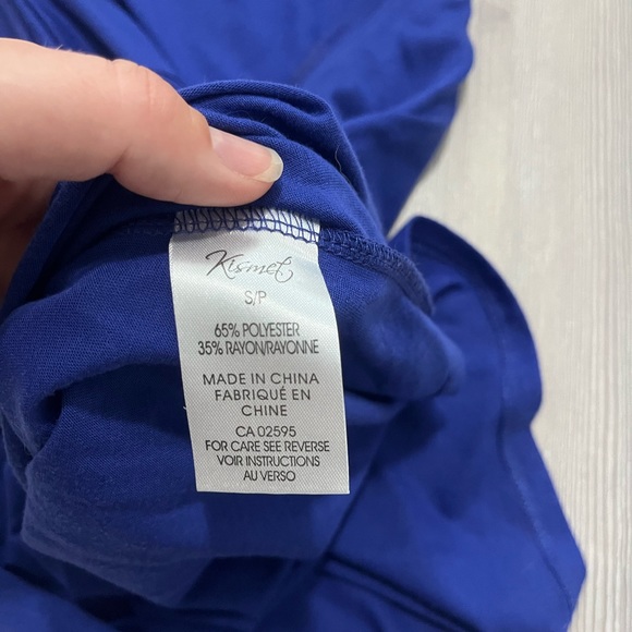 NWOT Kismet blue tank top size small - Picture 4 of 5